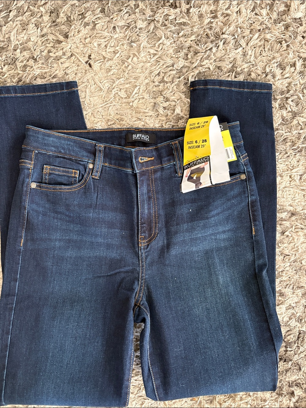 New Buffalo David Bitton Dark Blue jeggings jeans women’s 6